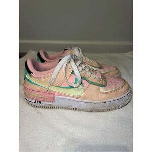 Nike Air Force 1 Shadow Arctic Punch Barely Volt Womens 9